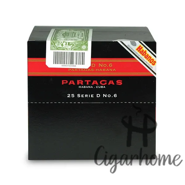  Partagá 帕特加斯 Serie D No. 6 C/P D 6號紙盒