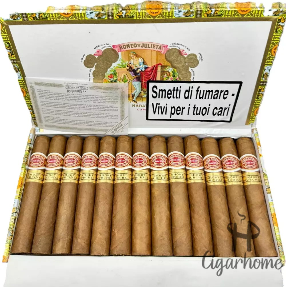 ROMEO Y JULIETA  SHORT CHURCHILLS 短丘吉爾 25隻裝