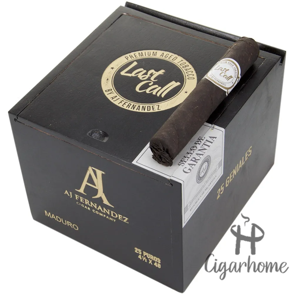 AJ FERNANDEZ LAST CALL MADURO GENIALES 25S