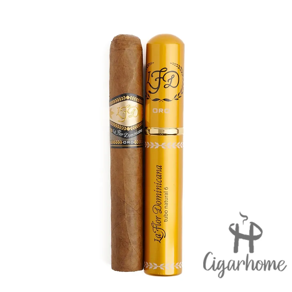 LA FLOR DOMINICANA ORO NATURAL 6  TUBO 5S_2