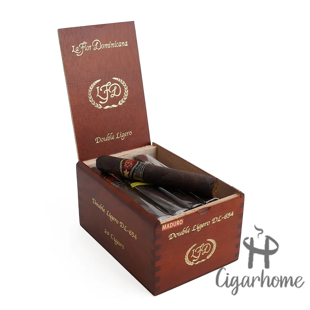 LA FLOR DOMINICANA DOUBLE LIGERO DL-654 MADURO 20S