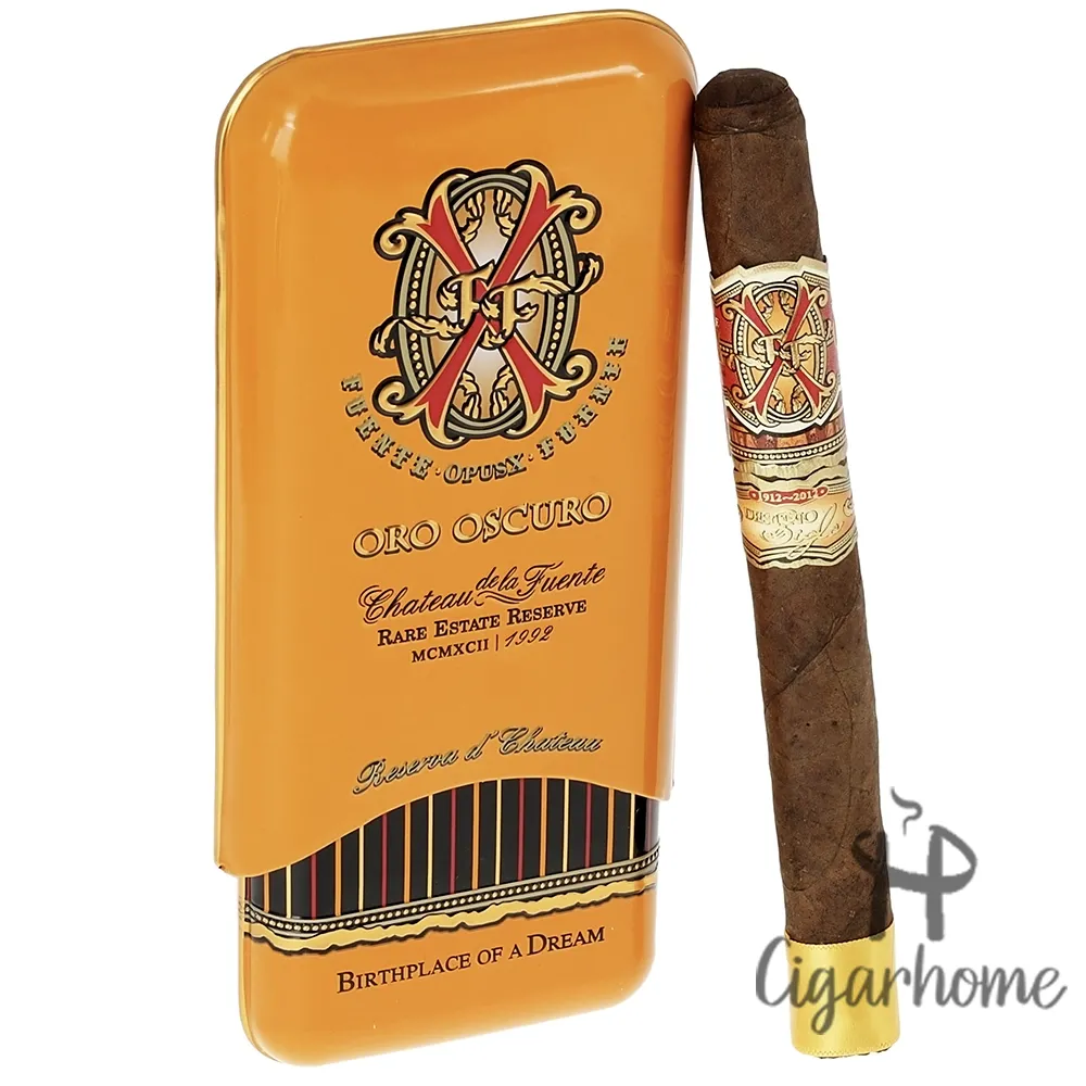 Arturo Fuente Opus X OXO Oro Oscuro Reserva D' Chateau Tin 3s
