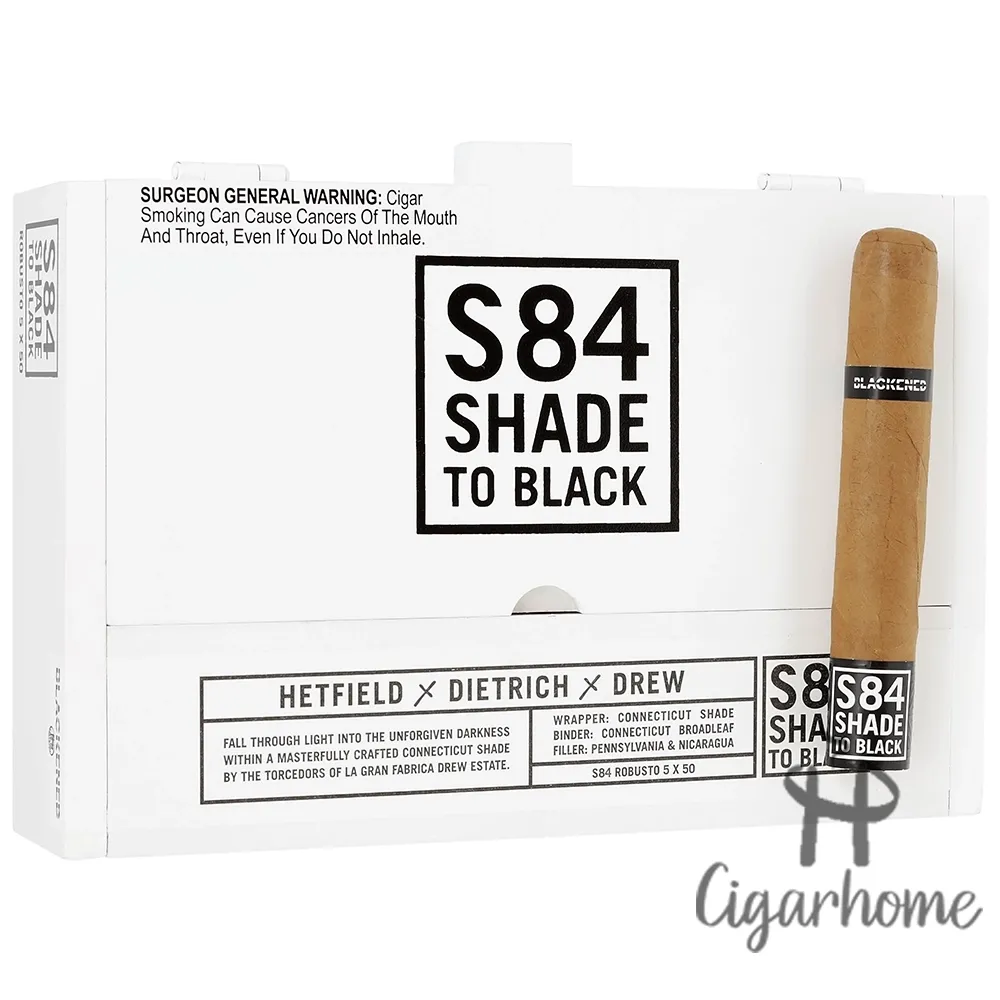 Drew Estate Blackened S84 Shade to Black Robusto 20s_2