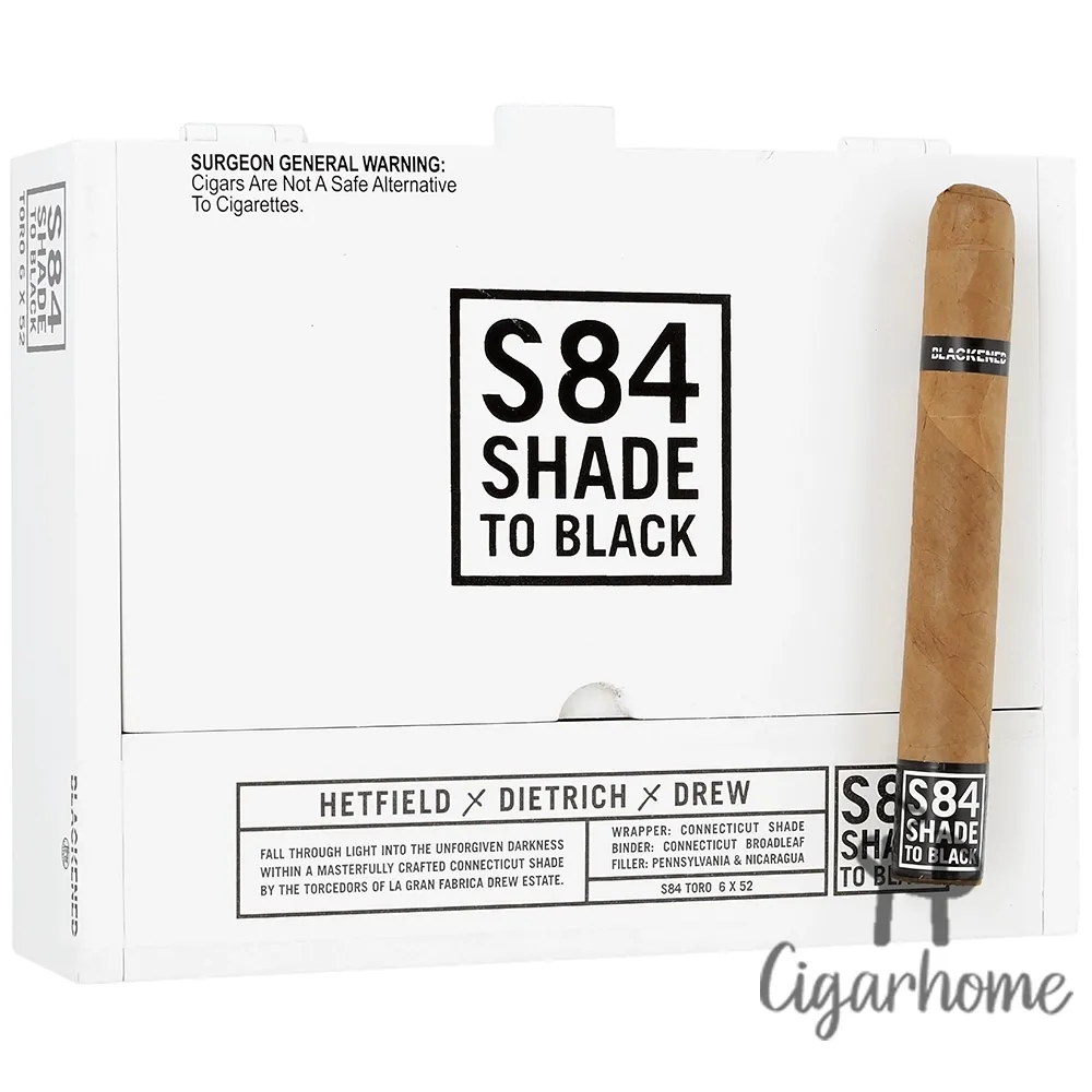 Drew Estate Blackened S84 Shade to Black Toro 20s_2